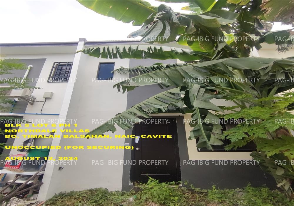 Lot 6 Blk. 5 NORTHDALE VILLAS PH 1 TIMALAN BALSAHAN, NAIC, CAVITE, 4110 is available on acquired assets
