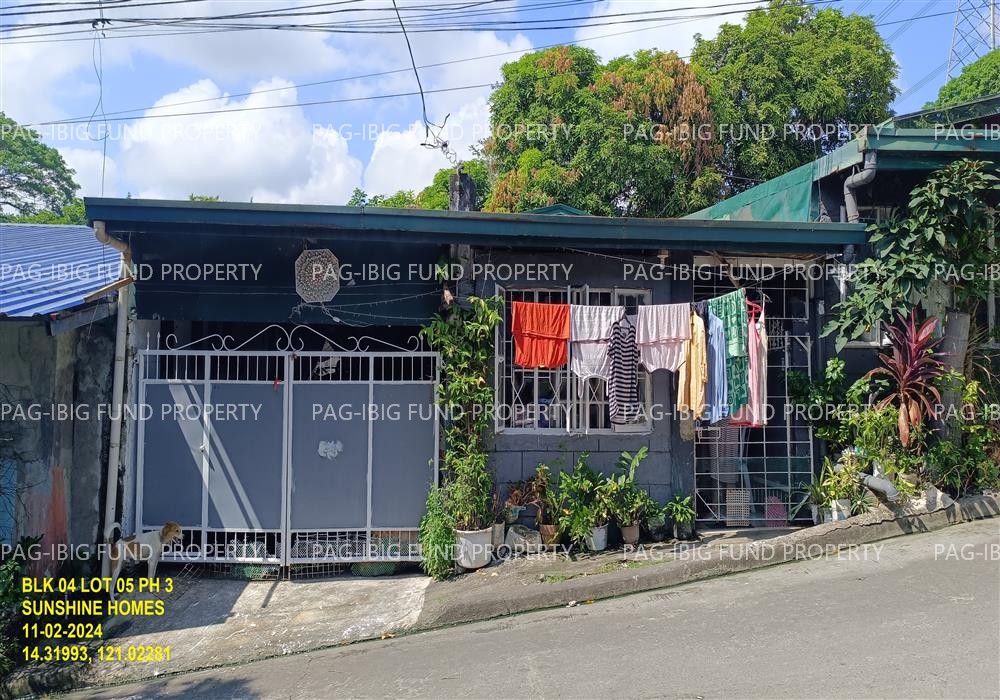 Lot 05 Blk. 04 Phase 3 SUNSHINE HOMES FRANCISCO DE CASTRO (SUNSHINE VILL.), GEN. MARIANO ALVAREZ, CAVITE, 4117 is available on acquired assets