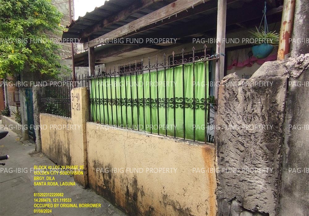 Lot 20 Blk. 40 Phase 2E GOLDEN CITY STA ROSA DILA, SANTA ROSA CITY, LAGUNA, 4026 is available on acquired assets