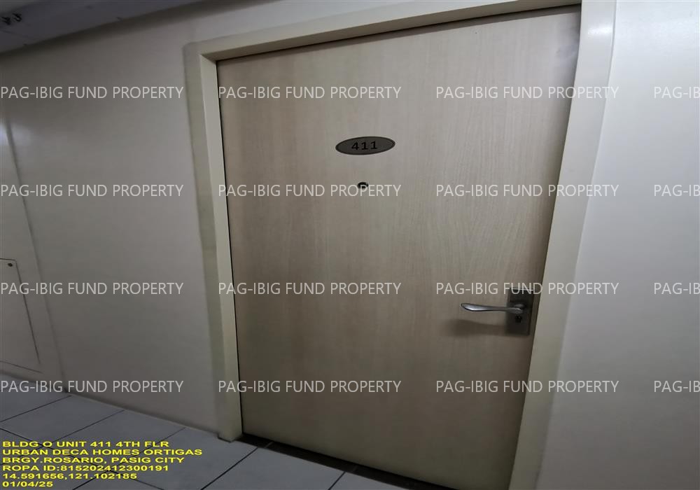 Unit 0411 4TH Flr. O URBAN DECA HOMES ORTIGAS ROSARIO, PASIG CITY, NCR, SECOND DISTRICT, 1609 is available on acquired assets
