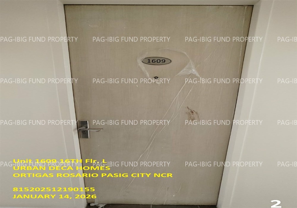 Unit 1609 16TH Flr. L URBAN DECA HOMES ORTIGAS ROSARIO, PASIG CITY, NCR, SECOND DISTRICT, 1609 is available on acquired assets