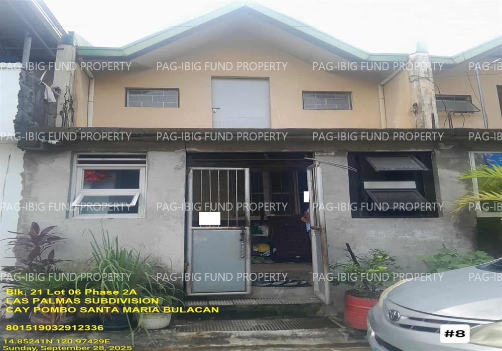 Lot 06 Blk. 21 Phase 2A LAS PALMAS SUBDIVISION CAY POMBO, SANTA MARIA, BULACAN, 3022 is available on acquired assets
