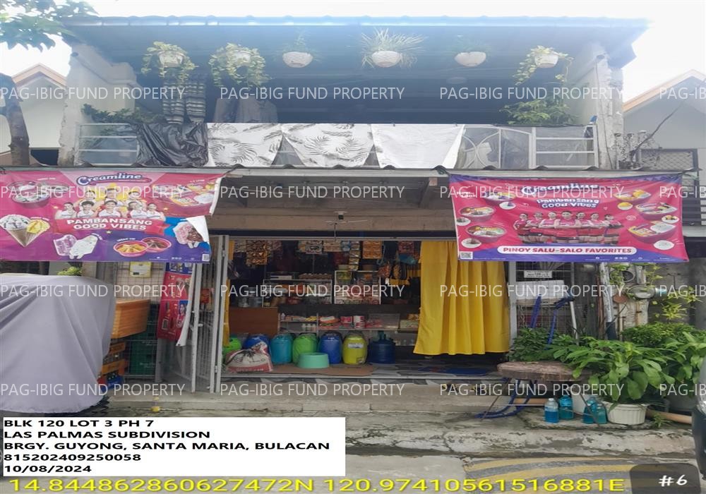 Lot 3 Blk. 120 Phase 7 LAS PALMAS SUBDIVISION GUYONG, SANTA MARIA, BULACAN, 3022 is available on acquired assets
