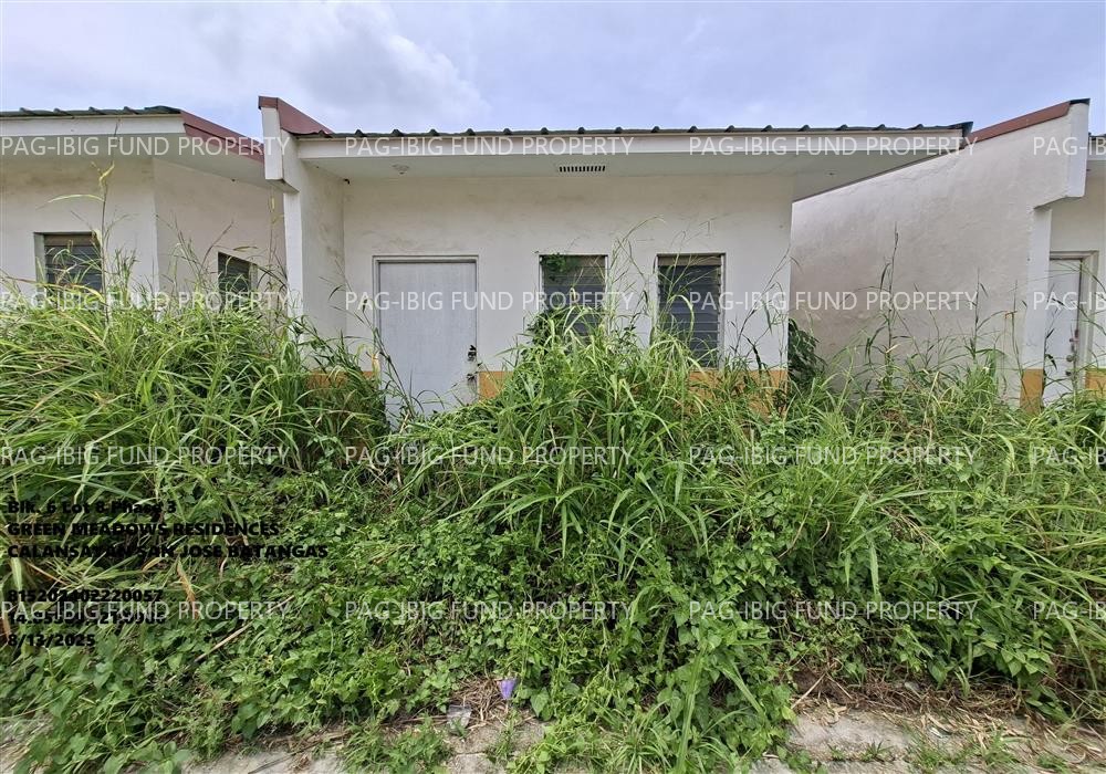 Lot 8 Blk. 6 Phase 3 GREEN MEADOWS RESIDENCES CALANSAYAN, SAN JOSE, BATANGAS, 4227 is available on acquired assets