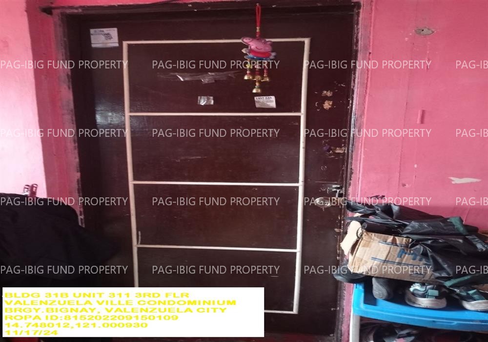 Unit 311 3RD Flr. 31-B VALENZUELA VILLE CONDOMINIUM BIGNAY, CITY OF VALENZUELA, NCR, THIRD DISTRICT, 1440 is available on acquired assets