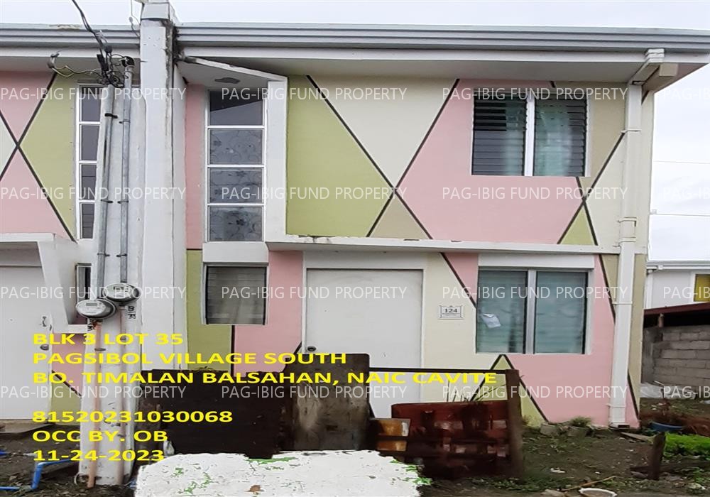 Lot 35 Blk. 3 Phase 3A PAGSIBOL VILLAGE SOUTH SABANG, NAIC, CAVITE, 4110 is available on acquired assets