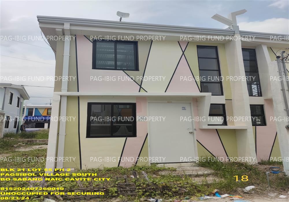 Lot 55 Blk. 21 Phase 2 NOW 3B PAGSIBOL VILLAGE SOUTH SABANG, NAIC, CAVITE, 4110 is available on acquired assets