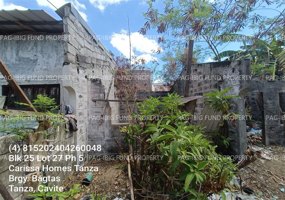 Lot 27 Blk. 25 Phase 5 CARISSA HOMES TANZA-BAGTAS BAGTAS, TANZA, CAVITE, 4108 is available on acquired assets