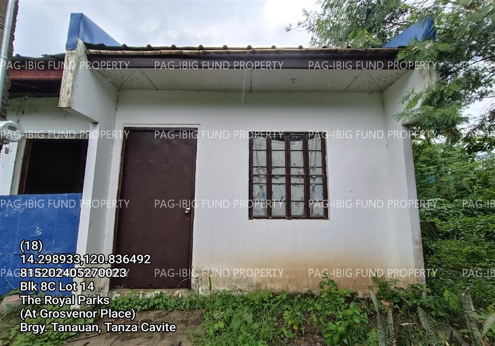 Lot 14 Blk. 8C THE ROYAL PARKS AT GROSVENOR PLACE TANAUAN, TANZA, CAVITE, 4108 is available on acquired assets