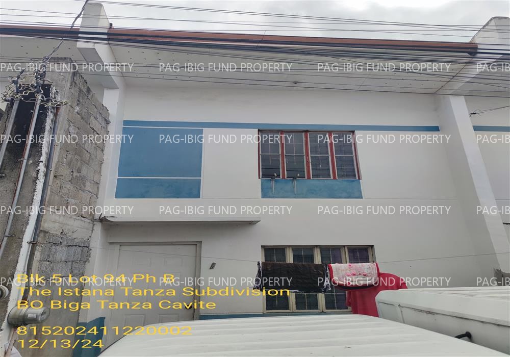Lot 94 Blk. 5 Phase B THE ISTANA TANZA SUBDIVISION BIGA, TANZA, CAVITE, 4108 is available on acquired assets