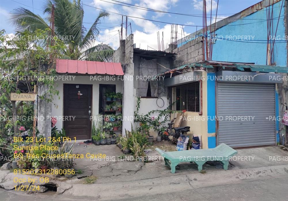 Lot 2&4 Blk. 23 Phase 1 SUNRISE PLACE TRES CRUSES, TANZA, CAVITE, 4108 is available on acquired assets
