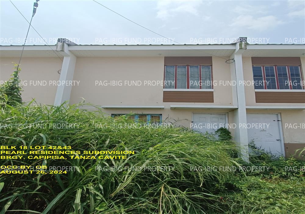Lot 43 Blk. 18 PEARL RESIDENCES SUBDIVISION CAPIPISA, TANZA, CAVITE, 4108 is available on acquired assets
