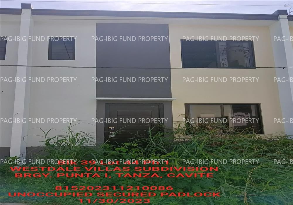 Lot 44 Blk. 39 Phase 1 WESTDALE VILLAS SUBDIVISION PUNTA I, TANZA, CAVITE, 4108 is available on acquired assets