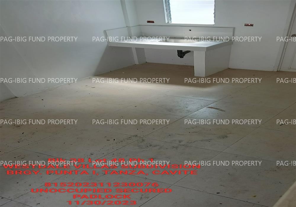 Lot 48 Blk. 38 Phase 1 WESTDALE VILLAS SUBDIVISION PUNTA I, TANZA, CAVITE, 4108 is available on acquired assets