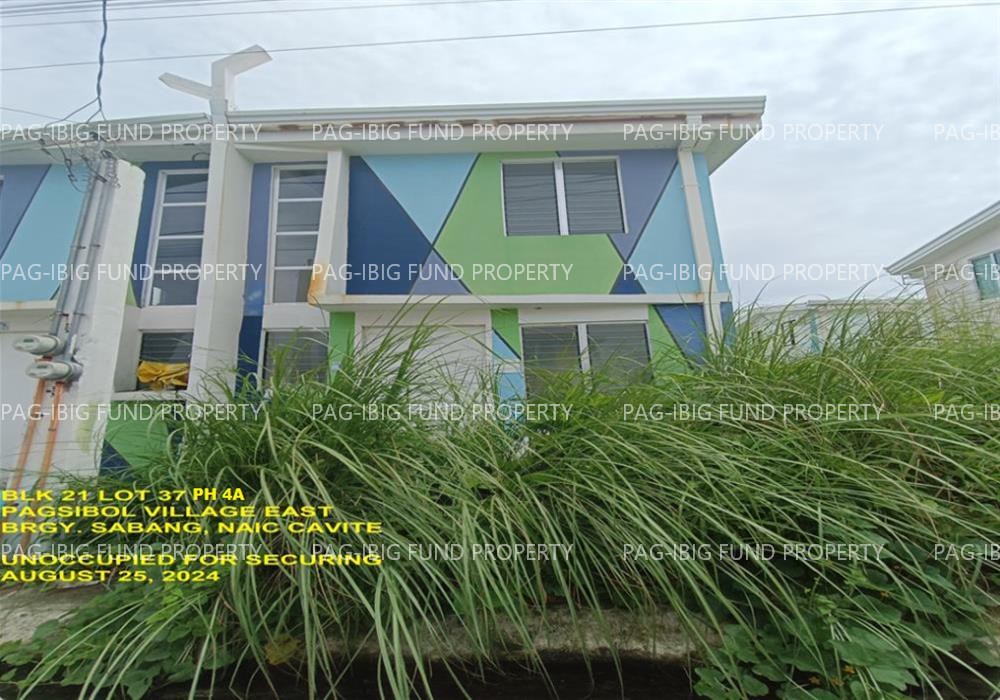 Lot 37 Blk. 21 Phase 4A PAGSIBOL VILLAGE EAST SABANG, NAIC, CAVITE, 4110 is available on acquired assets
