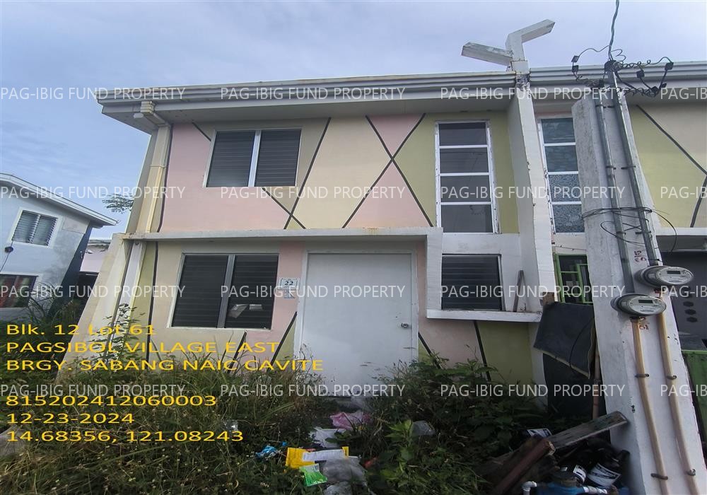 Lot 61 Blk. 12 Phase 4A PAGSIBOL VILLAGE EAST SABANG, NAIC, CAVITE, 4110 is available on acquired assets