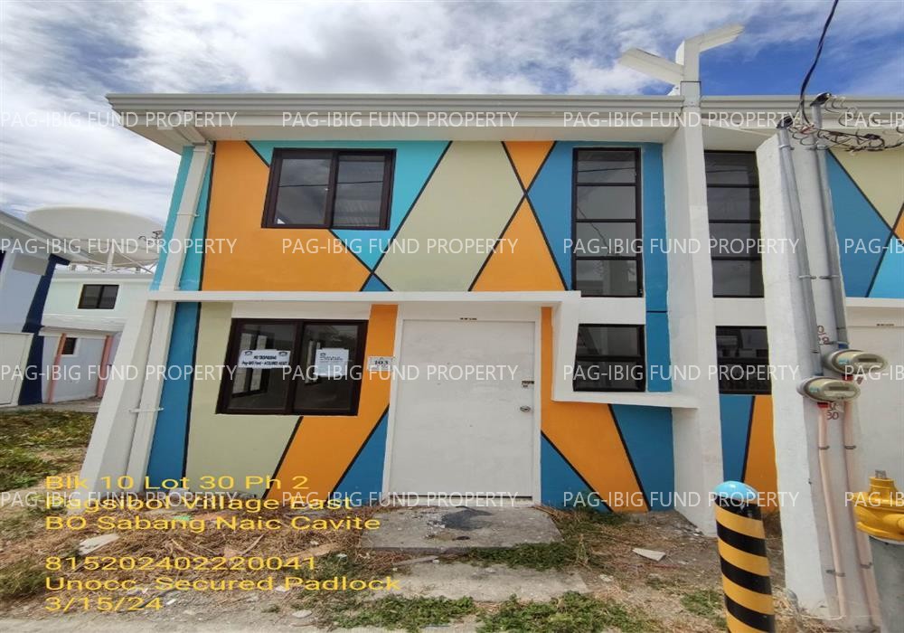 Lot 30 Blk. 10 Phase 2 NOW 4B PAGSIBOL VILLAGE EAST SABANG, NAIC, CAVITE, 4110 is available on acquired assets