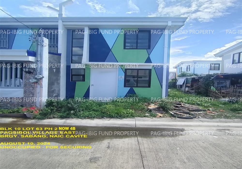 Lot 63 Blk. 10 Phase 2 NOW 4B PAGSIBOL VILLAGE EAST SABANG, NAIC, CAVITE, 4110 is available on acquired assets