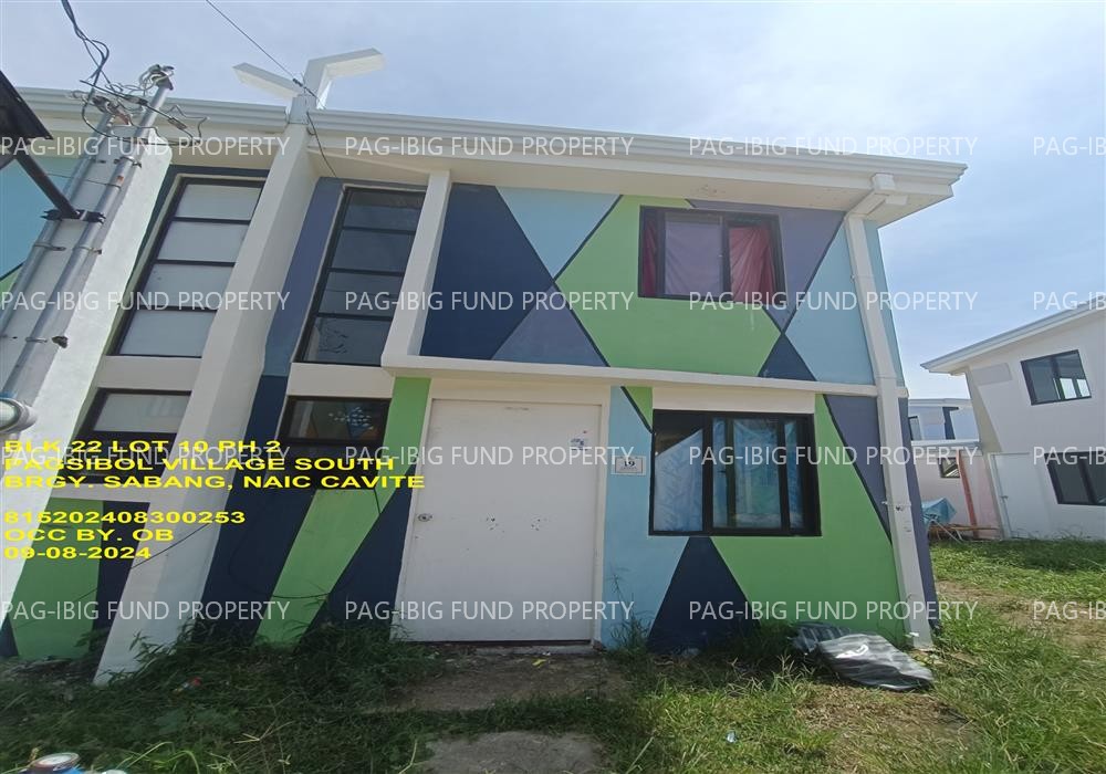 Lot 10 Blk. 22 Phase 2 NOW 3B PAGSIBOL VILLAGE SOUTH SABANG, NAIC, CAVITE, 4110 is available on acquired assets