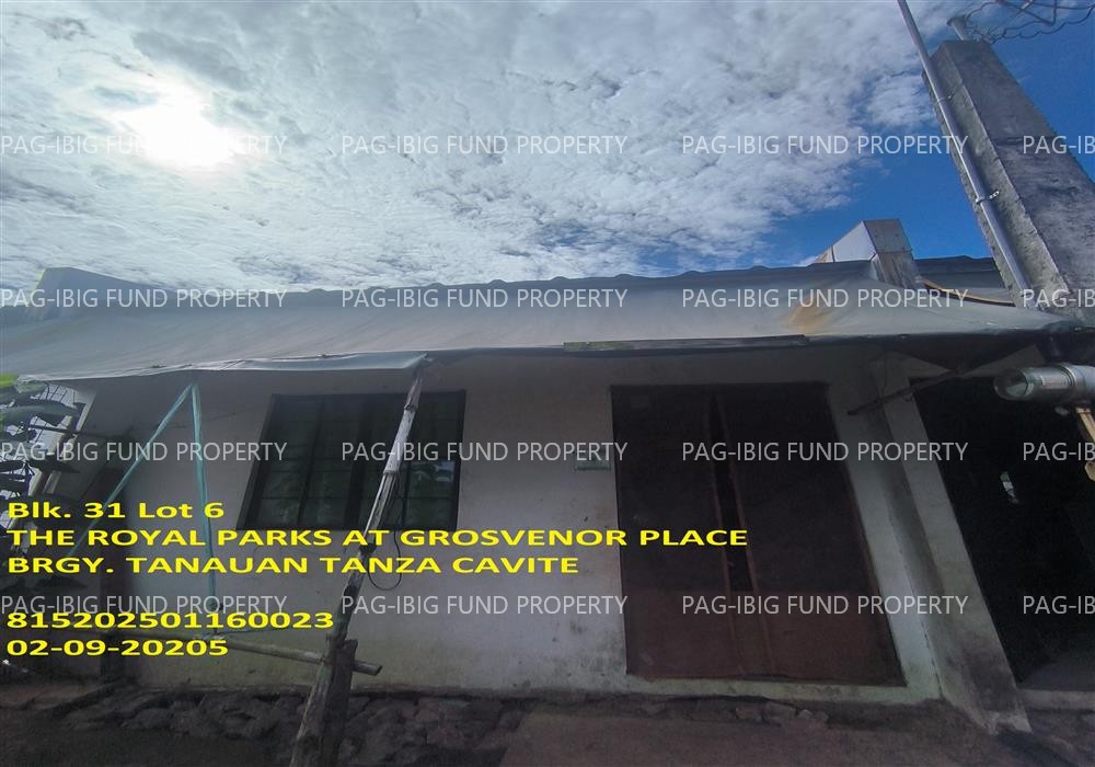 Lot 6 Blk. 31 THE ROYAL PARKS AT GROSVENOR PLACE TANAUAN, TANZA, CAVITE, 4108 is available on acquired assets