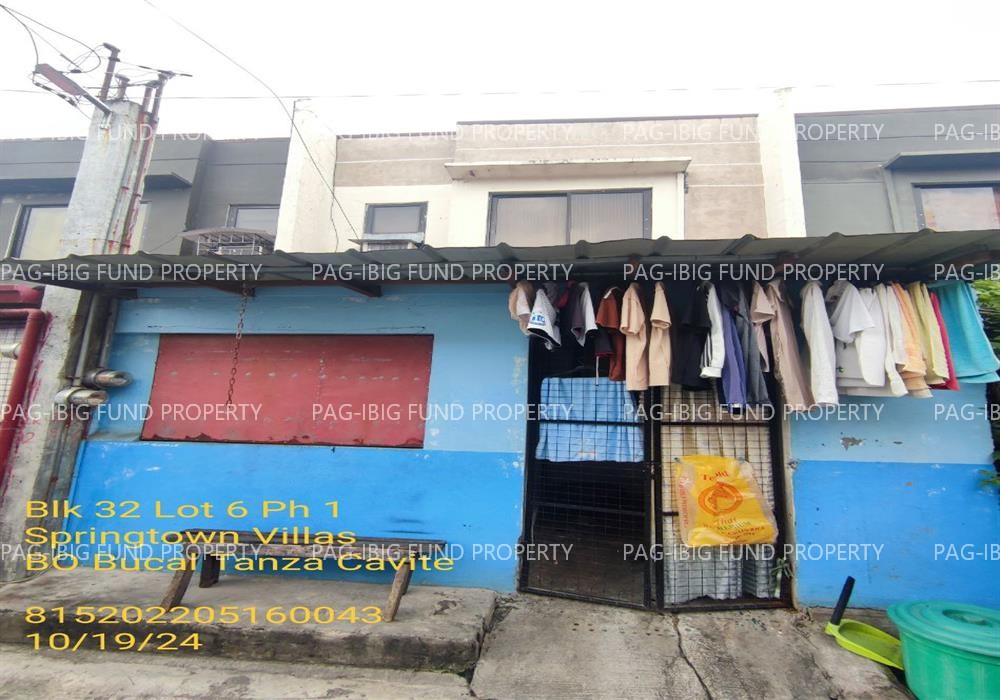 Lot 6 Blk. 32 Phase 1 SPRINGTOWN VILLAS BUCAL, TANZA, CAVITE, 4108 is available on acquired assets