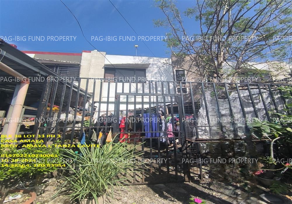 Lot 33 Blk. 38 Phase 3 CASA AMAYA AMAYA I, TANZA, CAVITE, 4108 is available on acquired assets