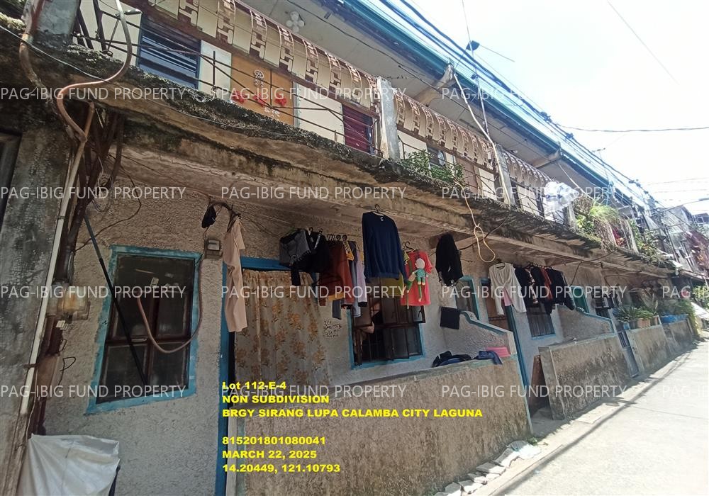 Lot 112-E-4 NON SUBDIVISION SIRANG LUPA, CITY OF CALAMBA, LAGUNA, 4027 is available on acquired assets