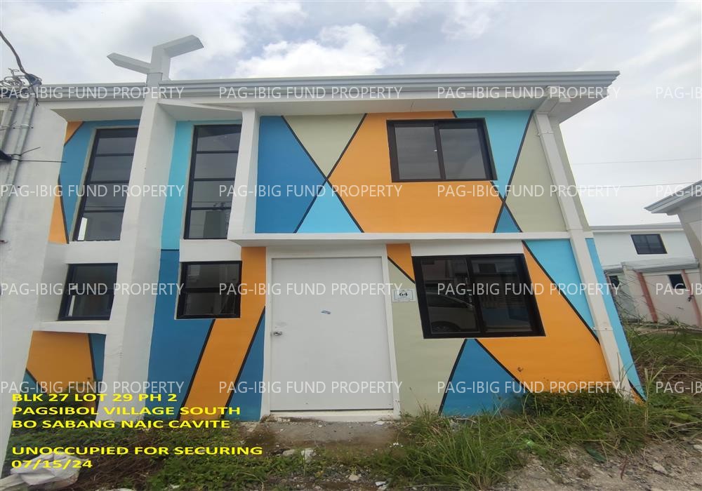 Lot 29 Blk. 27 Phase 2 NOW 3B PAGSIBOL VILLAGE SOUTH SABANG, NAIC, CAVITE, 4110 is available on acquired assets