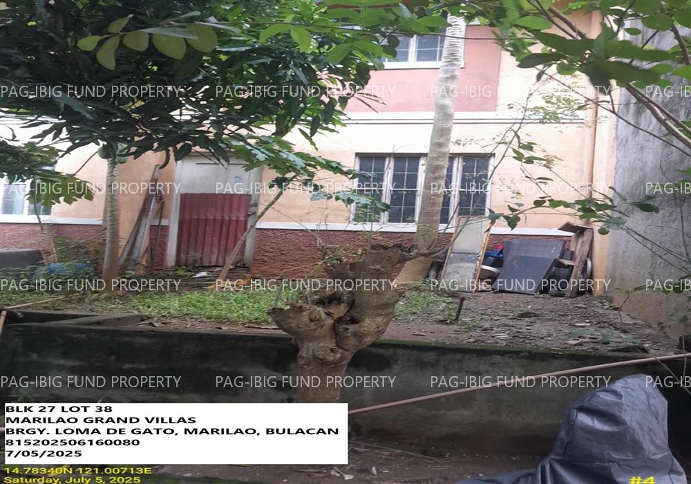 Lot 38 Blk. 27 MARILAO GRAND VILLAS LOMA DE GATO, MARILAO, BULACAN, 3019 is available on acquired assets