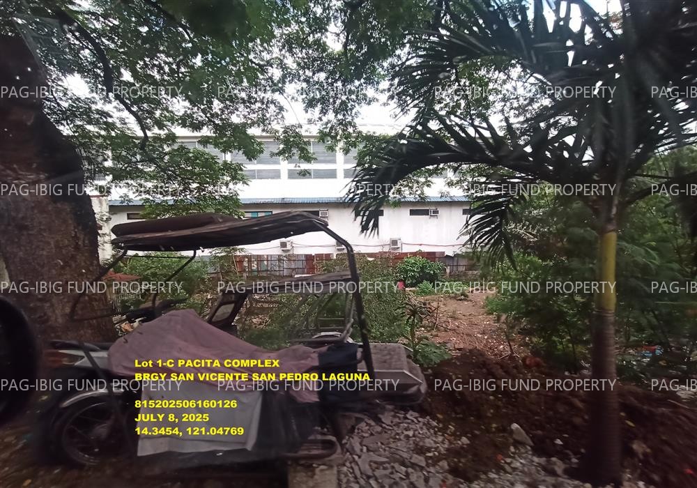 Lot 1-C PACITA COMPLEX SAN VICENTE, CITY OF SAN PEDRO, LAGUNA, 4023 is available on acquired assets