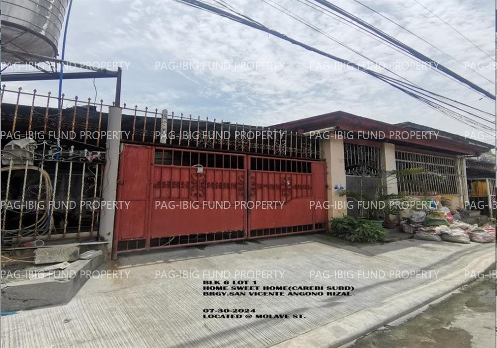 Lot 01 Blk. 06 MOLAVE ST. HOME SWEET HOME SAN VICENTE, ANGONO, RIZAL, 1930 is available on acquired assets