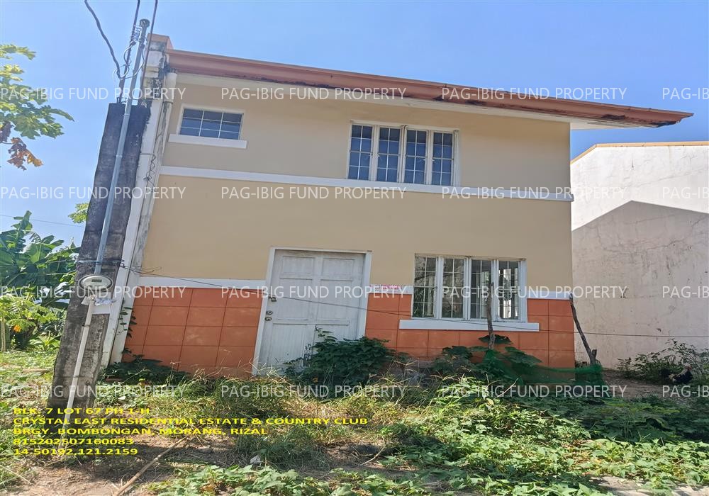 Lot 67(72) Blk. 7(14) Phase 1H CRYSTAL EAST RESIDENTIAL ESTATE & COUNTRY CLUB BOMBONGAN, MORONG, RIZAL, 1960 is available on acquired assets